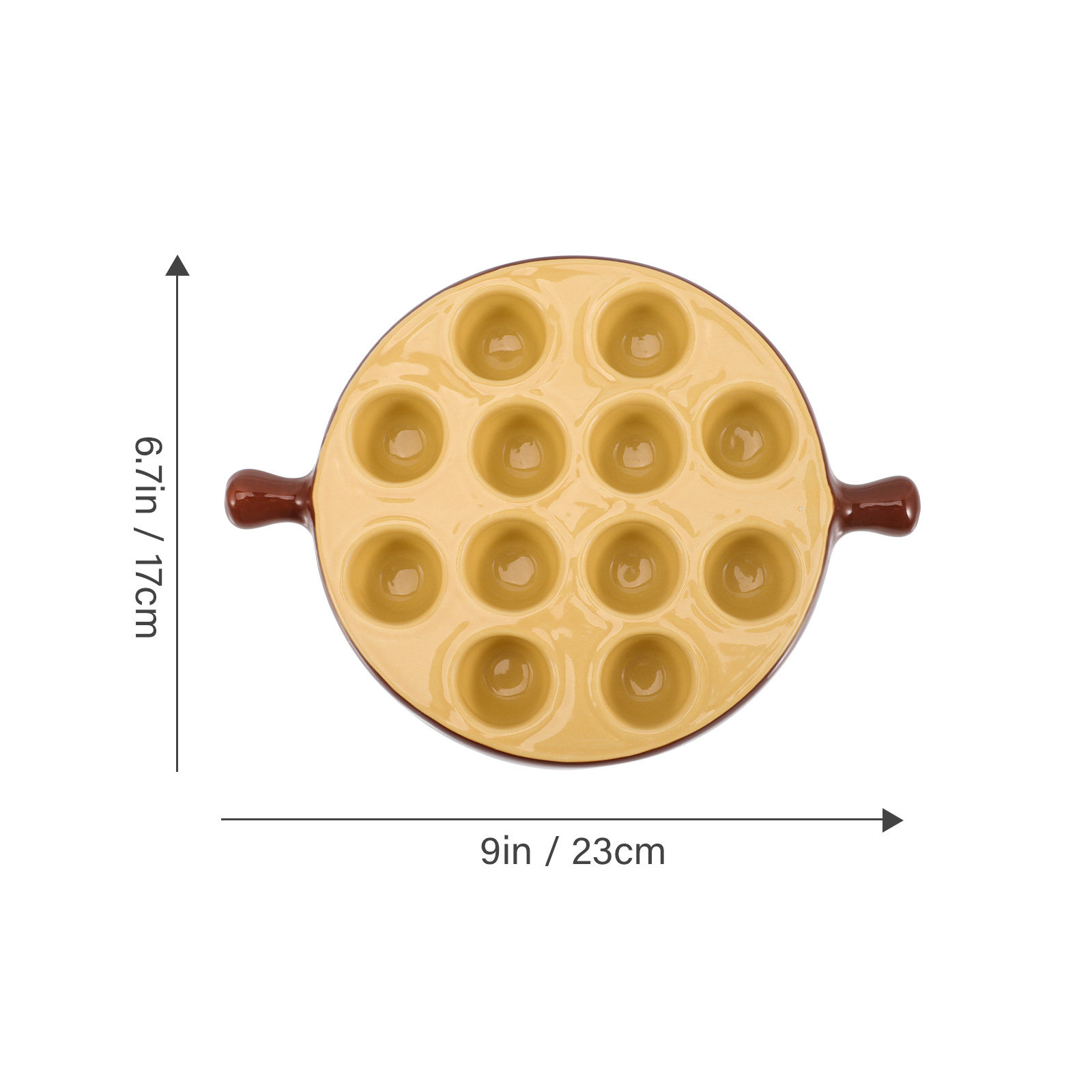 Ceramic Escargot Plate 12 Hole – обзор и цена Takoyaki Grill Plate