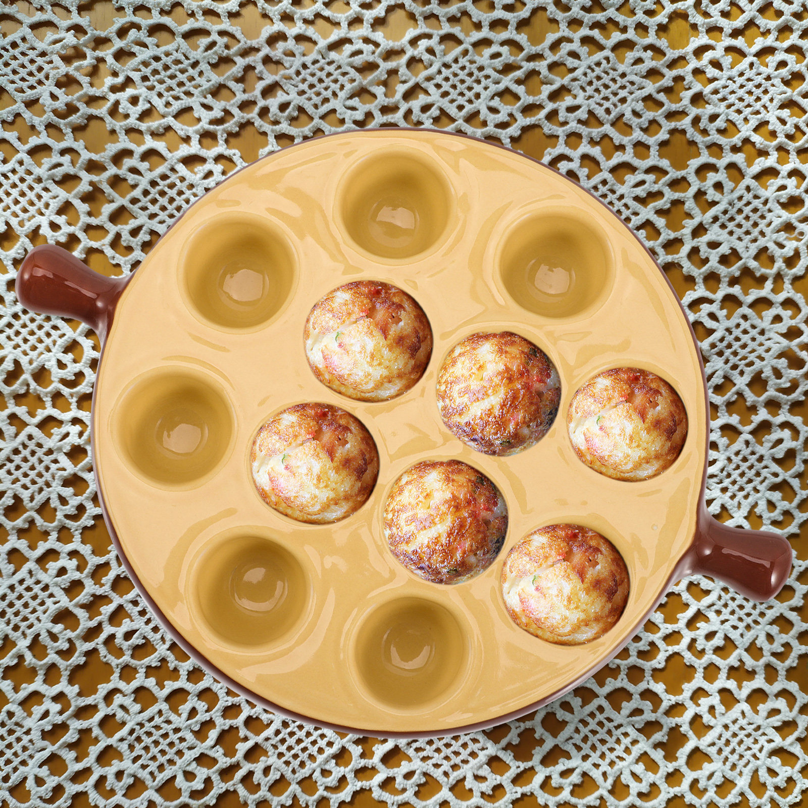 Ceramic Escargot Plate 12 Hole – обзор и цена Takoyaki Grill Plate