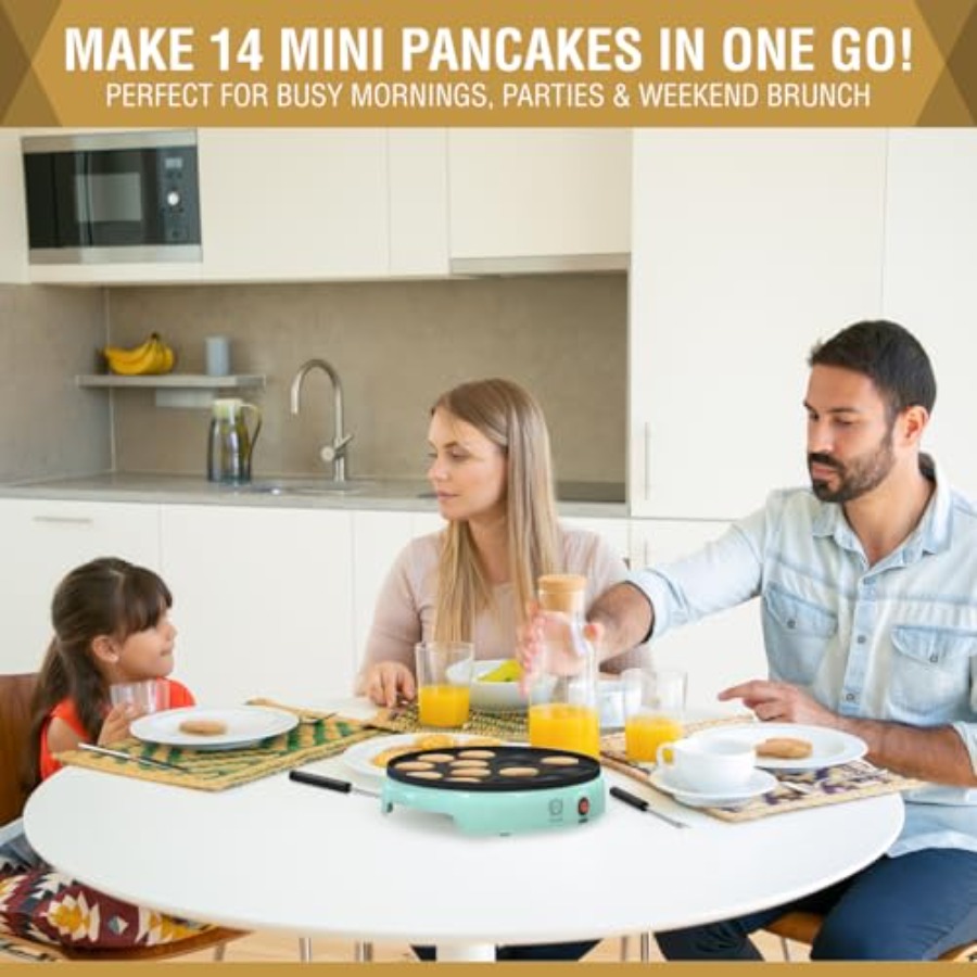 Mini Pancake Maker 14-Hole Ele – обзор и цена Mini Pancake Griddle