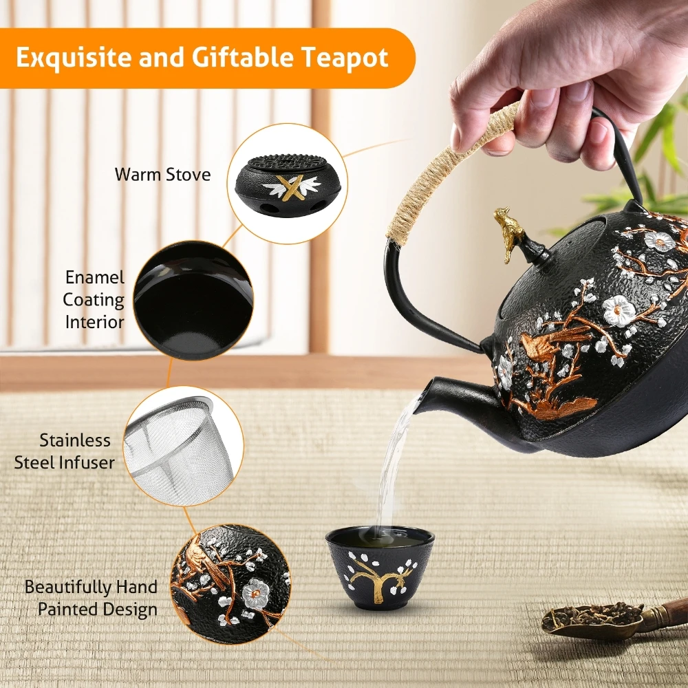 Cast Iron Teapot Set with Alco – обзор и цена Cast Iron Corn