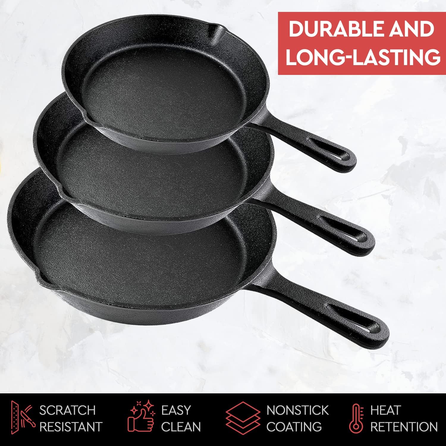 14/16/20cm Cast Iron Frying Pa – обзор и цена Cast Iron Corn