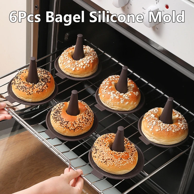 6Pcs Bagel Tools Silicone Mold – обзор и цена Donut Mold Silicone