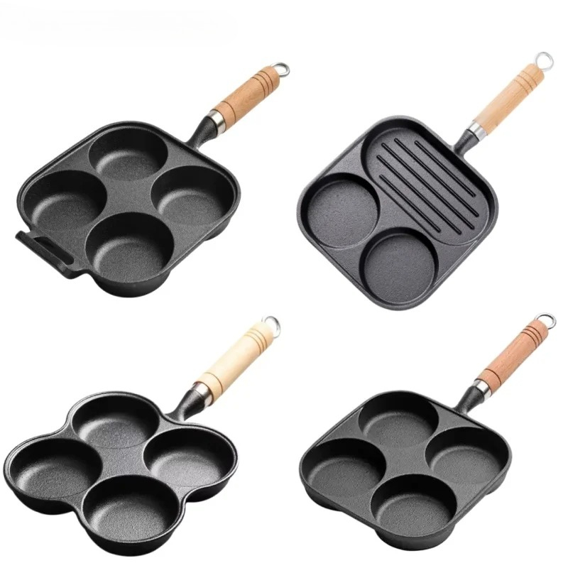 JUSTINLAU 2/4-Hole Omelette Po – обзор и цена Mini Pancake Griddle