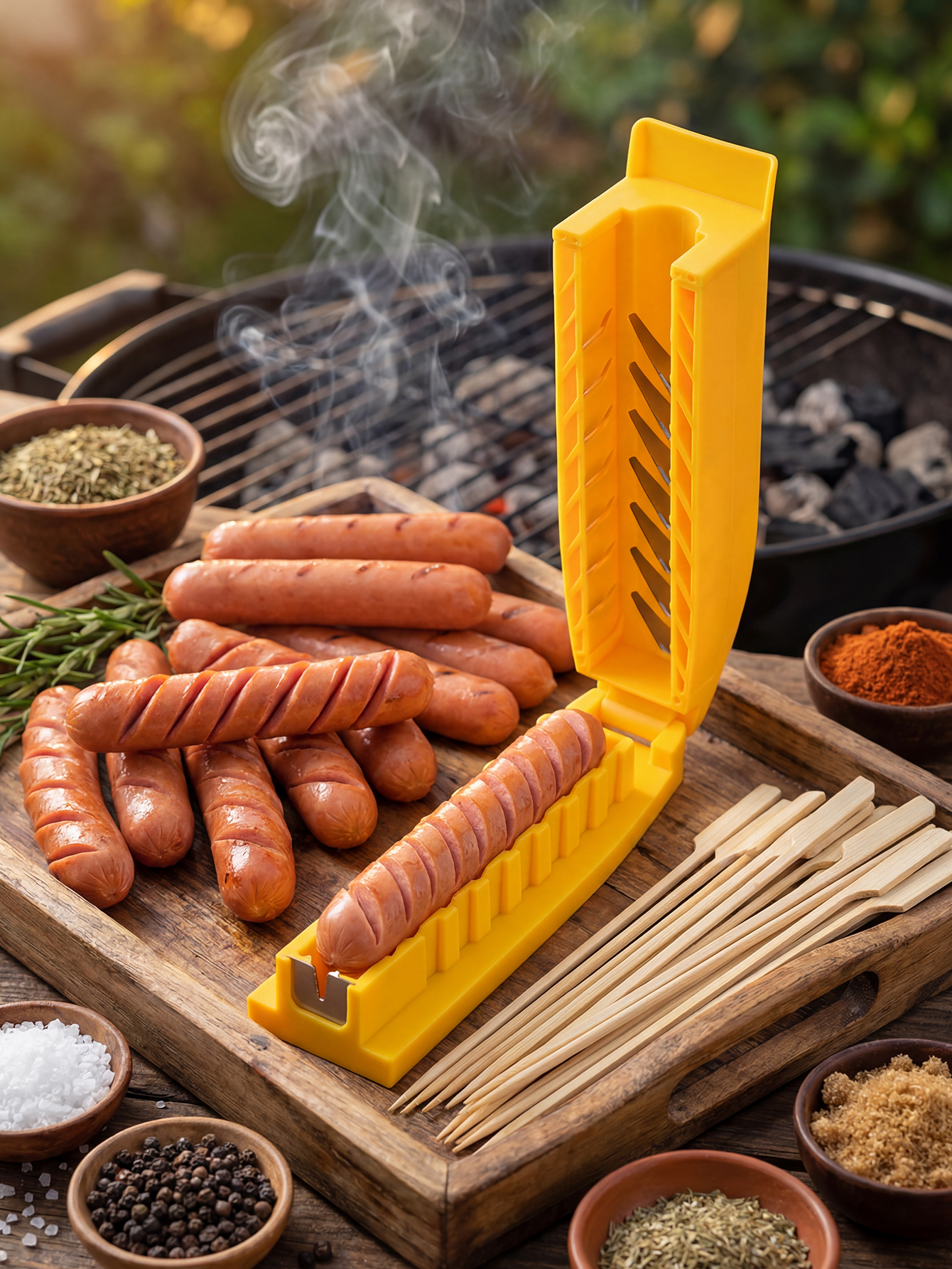 Manual Sausage Slicing Tool Re – обзор и цена Hot Dog Press