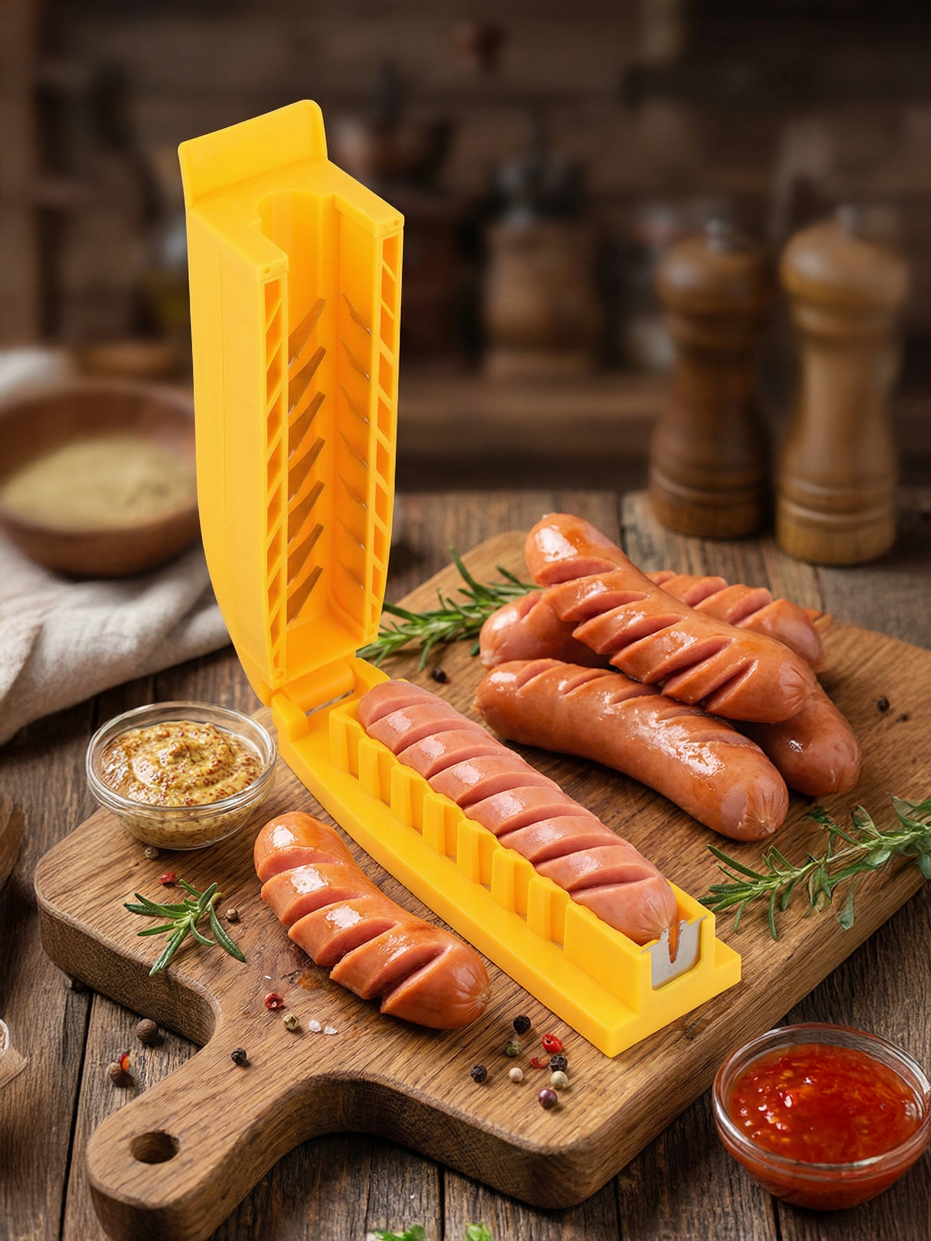 Manual Sausage Slicing Tool Re – обзор и цена Hot Dog Press