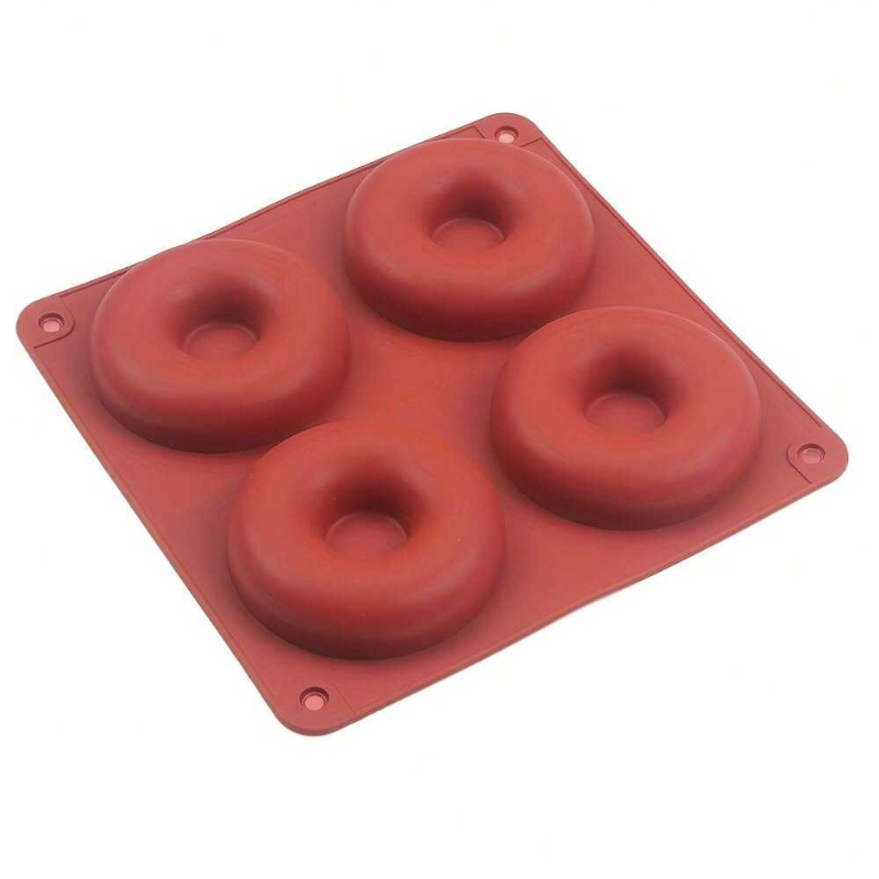1PC 4 Holes Donut Silicone Mol – обзор и цена Donut Mold Silicone