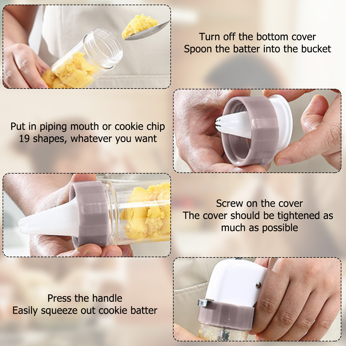Cookie Press Set Cookie Press  – обзор и цена Churros Maker Gun