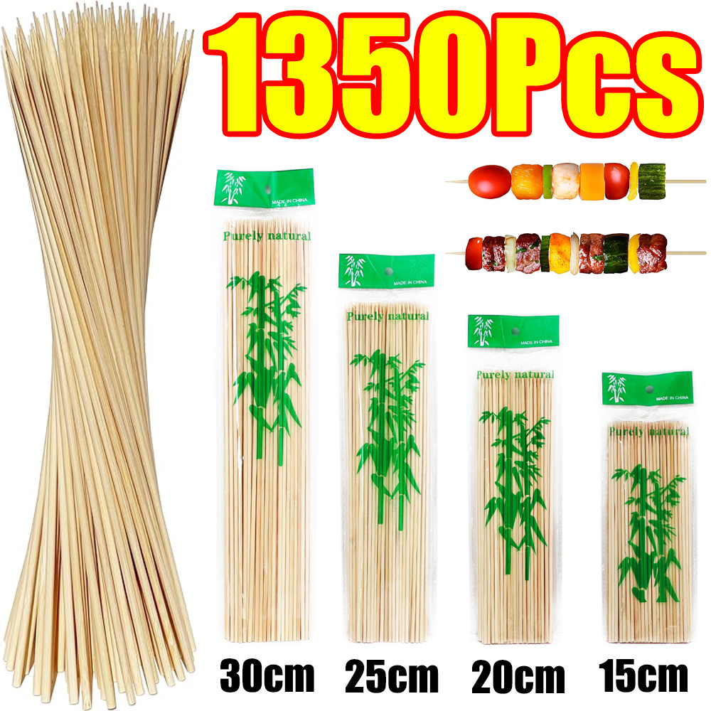 90-1350Pcs BBQ Skewers Bamboo  – обзор и цена Corn Dog Stick